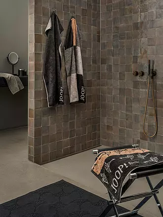 JOOP | Serviette de douche 80x150cm DIVEDED DOUBLEFACE Pierre | grau